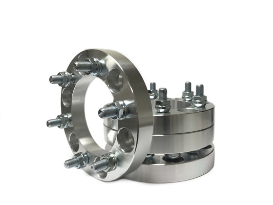 6X5.5 To 6X5.5 Wheel Spacers | Adapters | 1.5" | 14X1.5 Stud Chevy GMC | 6x139.7 | 78.1mm Hub Centric