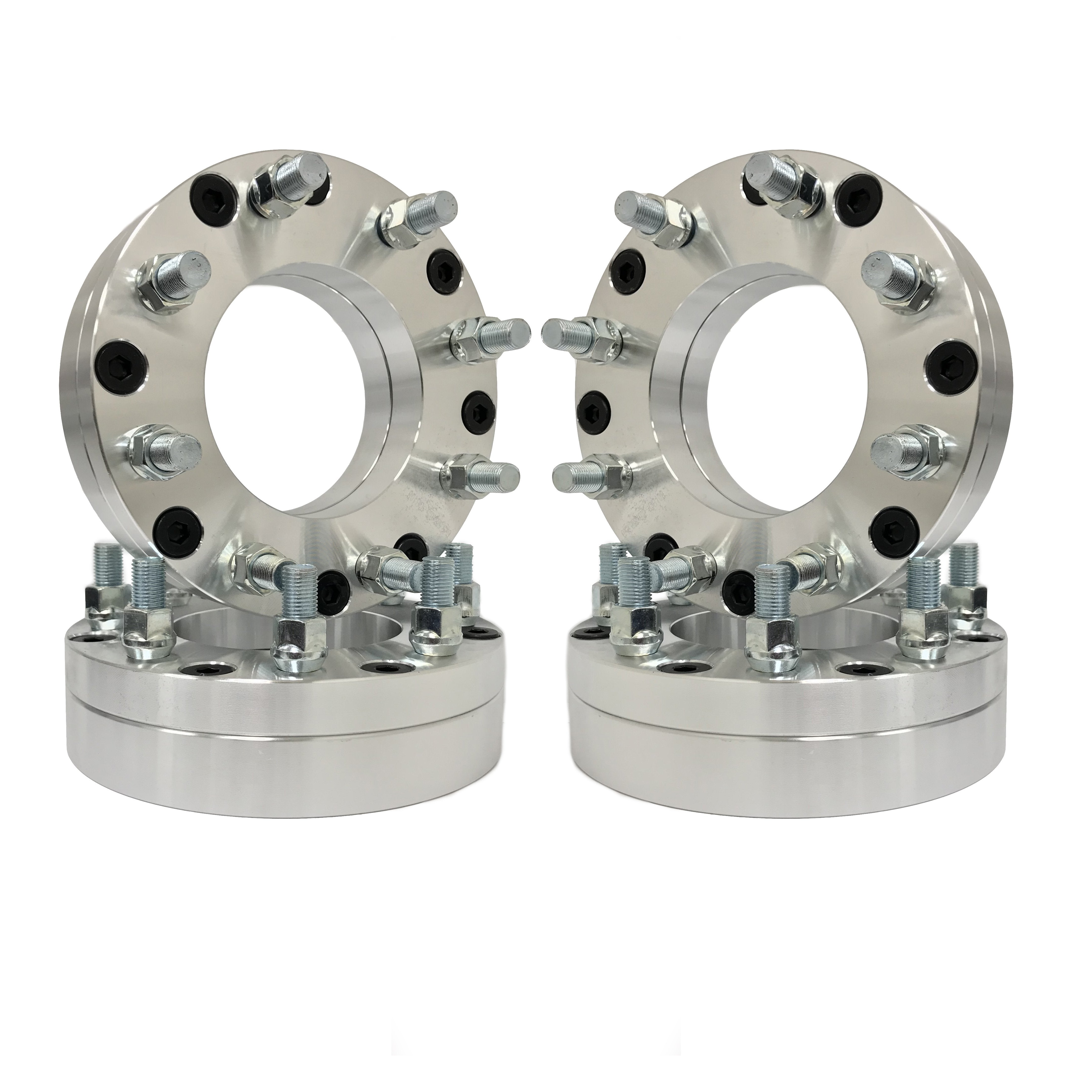 2PCs 2 Wheel Spacer Adapters 6x5.5 CB 108MM STUD 12x1.5 Fit Colorado, FJ 2PCs 2 Wheel Spacer Adapters 6x5.5 CB 108MM STUD 12x1.5 Fit Colorado, FJ