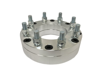 ADAPTADORES DE 4 RUEDAS 6X5,5 A 8X170 | UTILICE RUEDAS DE 8 LUG EN UN CAMIÓN DE 6 LUG | 2" PULGADAS DE GROSOR | 14x1.5