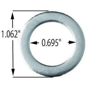 20 Standard Mag Washers with Centered Hole