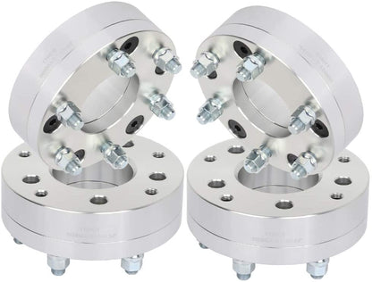 4 WHEEL ADAPTERS 5x5.5 TO 6x135 | USE 6 LUG WHEELS ON 5 LUG CAR | 2" INCH THICK | 1/2x20