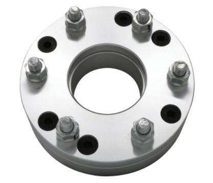 2 WHEEL ADAPTERS 5x4.75 TO 6x5.5 | USE 6 LUG WHEELS ON 5 LUG CAR | 2" OR 50MM | 12x1.5